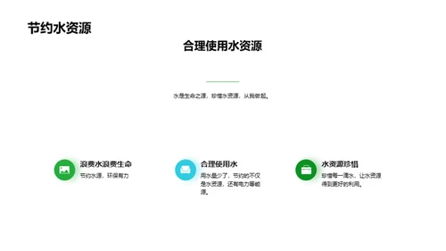 绿色生活，从我做起