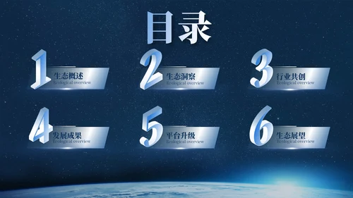 深蓝色科技风运动项目汇报PPT模板