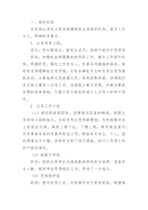 校舍倒塌事故应急预案.docx