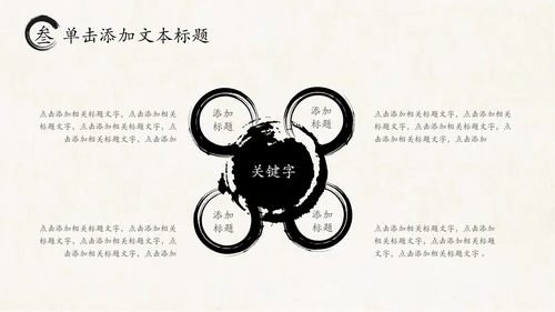 打开卷轴中国风水墨传统文化PPT动态模板