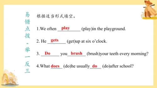 外研版（三年级起点）六年级英语下册期中核心考点集训 Module 1 复习课件(共61张PPT)