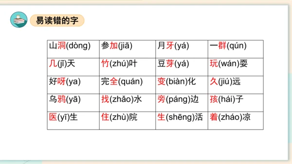 （统编版）2023-2024学年一年级语文上册单元速记巧练第八单元（复习课件）