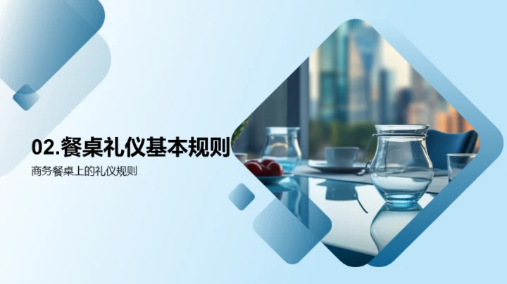 商务餐桌礼仪指南
