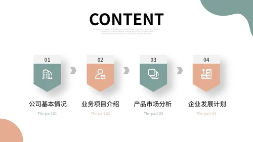莫兰迪色简约形状商业项目计划书PPT商业计划书