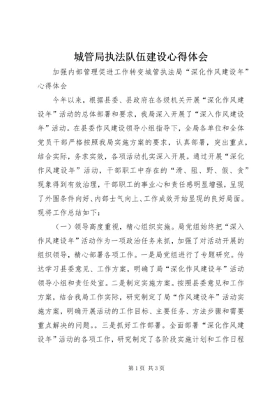 城管局执法队伍建设心得体会 (3).docx