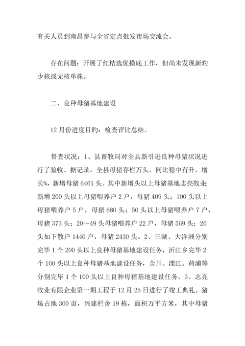 全县重点产业项目督查情况汇报.docx