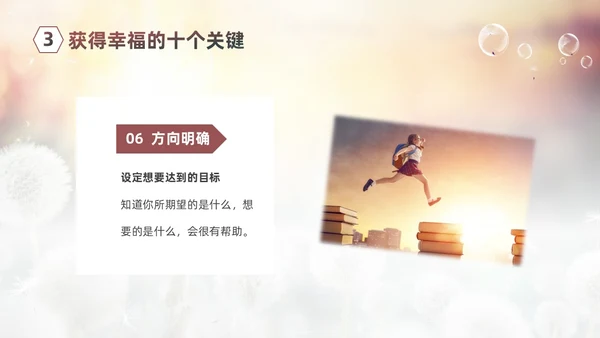 清新简约蒲公英3月20日国际幸福日追求幸福建设未来PPT