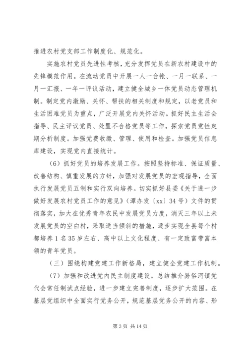 乡镇某年党建年终总结.docx