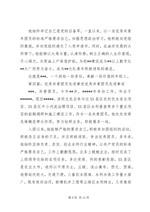 优秀共青团员先进事迹材料 (9).docx