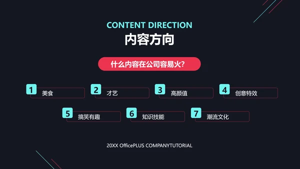 创意深色风自媒体运营教程机构介绍