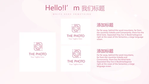 粉色时尚孕妇年年终总结动态PPT