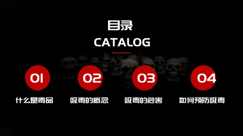 远离违禁品禁毒宣传通用PPT模板