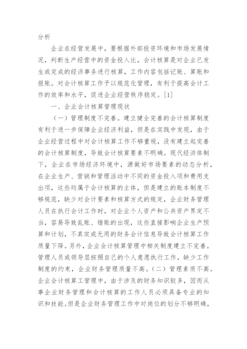 会计核算论文精选.docx