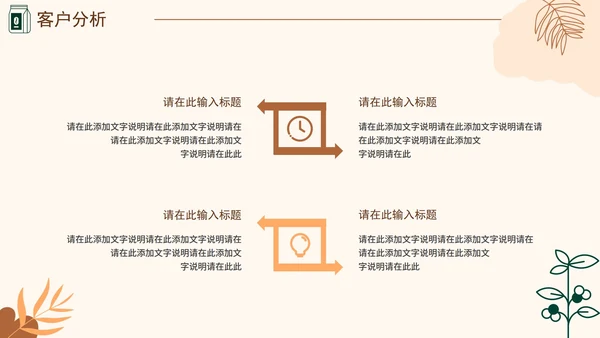 咖啡色大学生咖啡馆创业计划书融资PPT模板