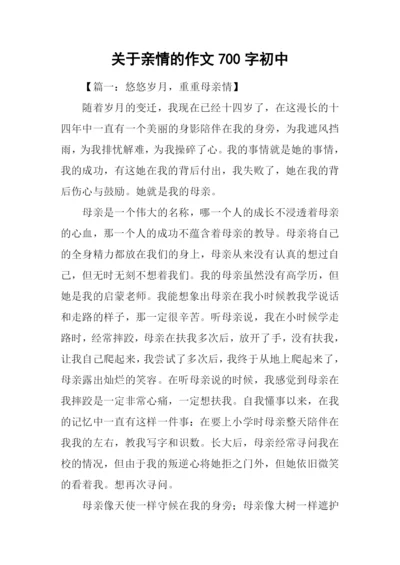 关于亲情的作文700字初中.docx