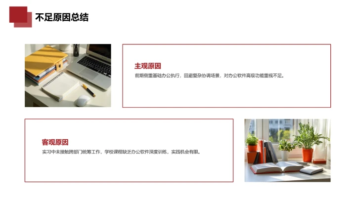 红色汉语言文学专业大学生职业生涯规划发展展示PPT模版