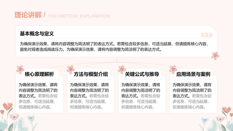 理论讲解-通用教学课件