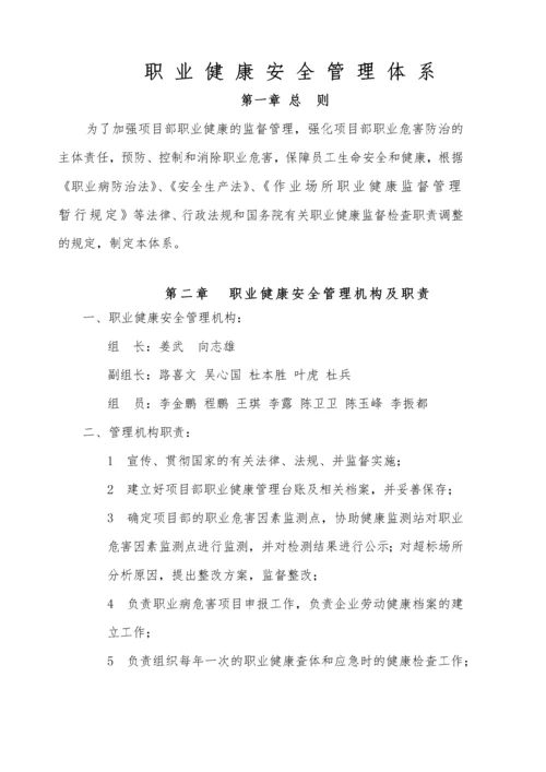 职业健康管理体系(中铁精细化检查必备).docx