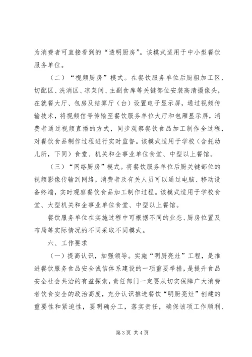 质监局明厨亮灶工程实施方案.docx