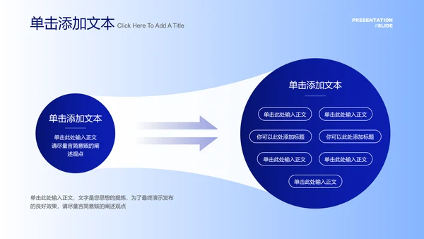 蓝色商务简约通用PPT演示模板