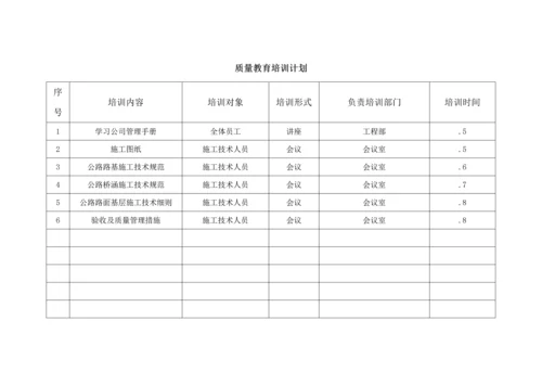 工程质量教育培训制度.docx