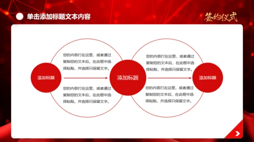 盛大的项目签约仪式通用PPT模板