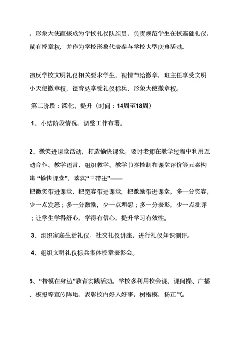 小学德育课活动专项方案.docx