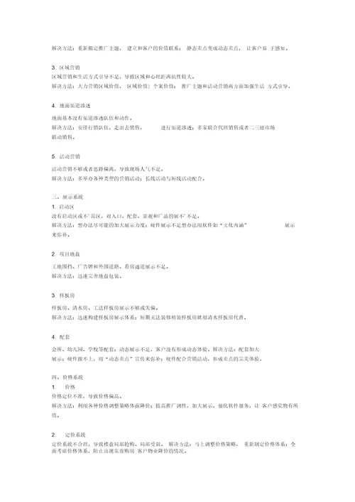 楼盘滞销原因及破局思路