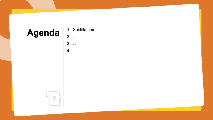 橙色卡通风格学生期末表现与成长亮点PPT主题