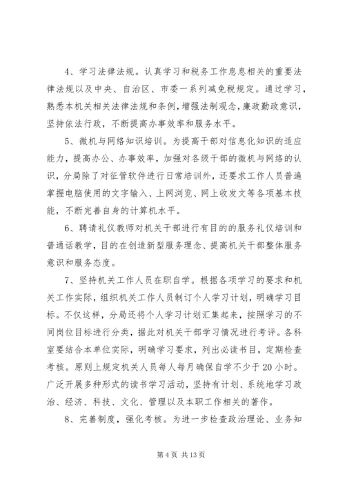 国税系统春训心得体会.docx
