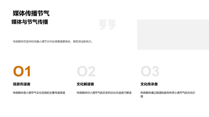 传统媒体与小满节气