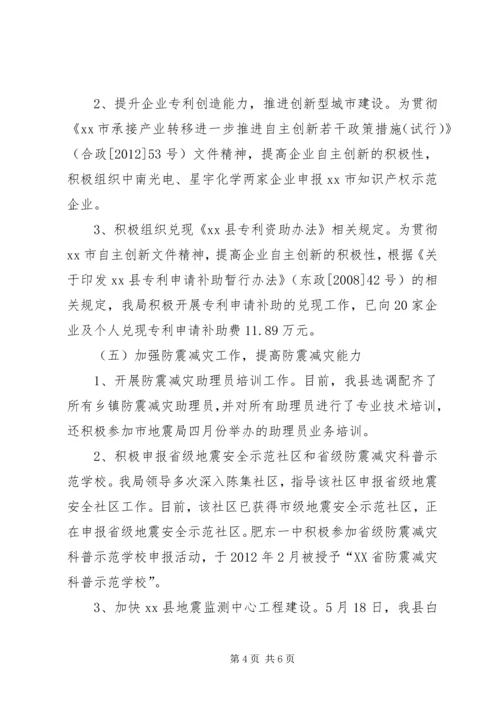 县科技局年度工作报告 (2).docx