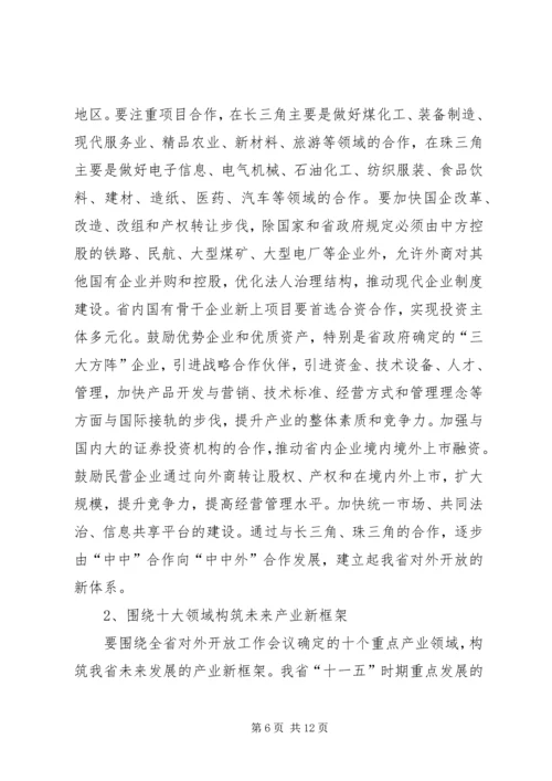 关于山西在中部崛起战略中的思考.docx