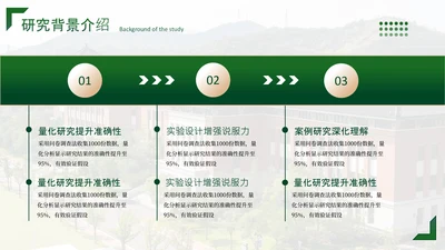 绿色学院风6项流程图PPT单页