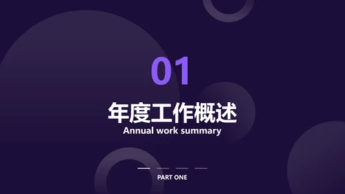 简约风紫色常规销售总结述职汇报PPT