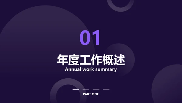 简约风紫色常规销售总结述职汇报PPT