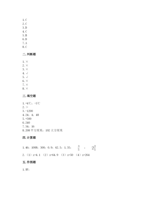 沪教版数学六年级下册期末检测试题附完整答案（考点梳理）.docx