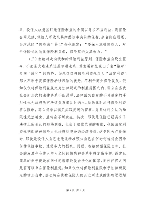 保险利益原则变迁分析.docx