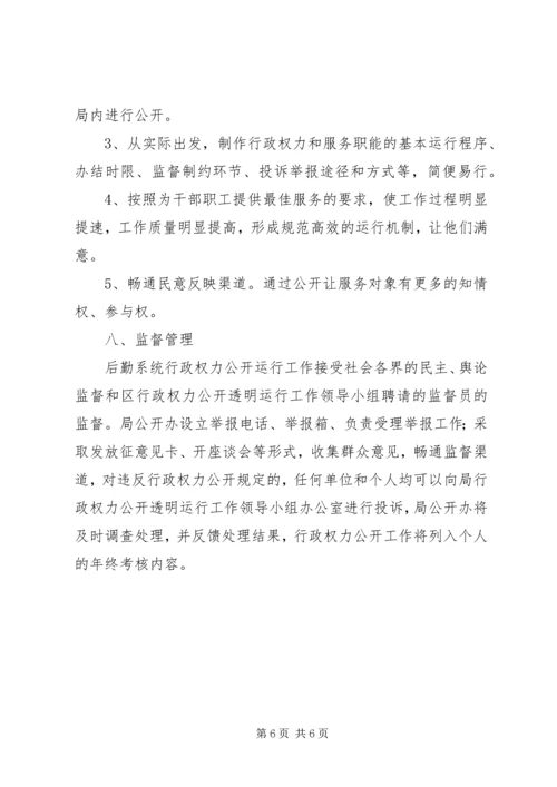 行政权力公开透明运行工作实施方案 (3).docx