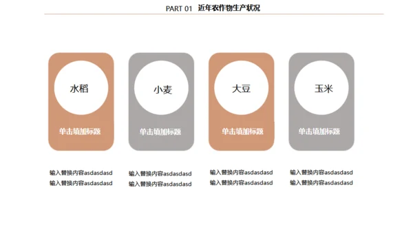 农作物粮食农村现代化通用PPT模板