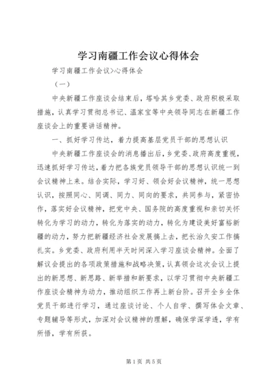 学习南疆工作会议心得体会 (2).docx