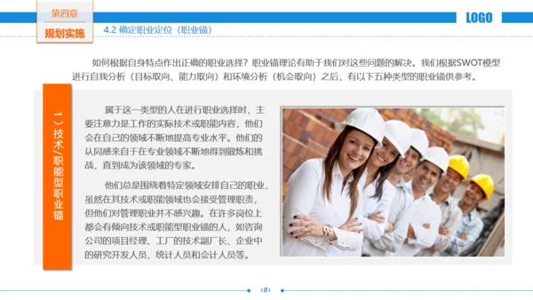 职场发展商务风职业规划通用PPT模板