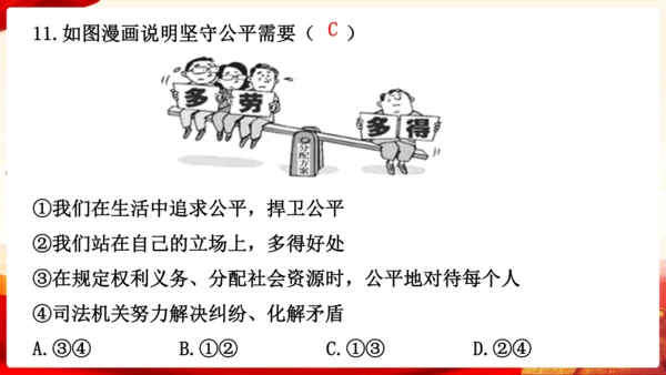 第四单元《崇尚法治精神》复习课件(共46张PPT)