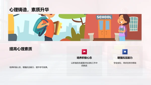 高三学习策略报告PPT模板