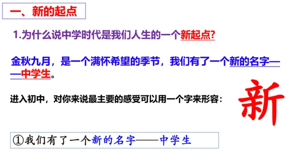 【新课标】1.1 中学序曲  课件（25张）