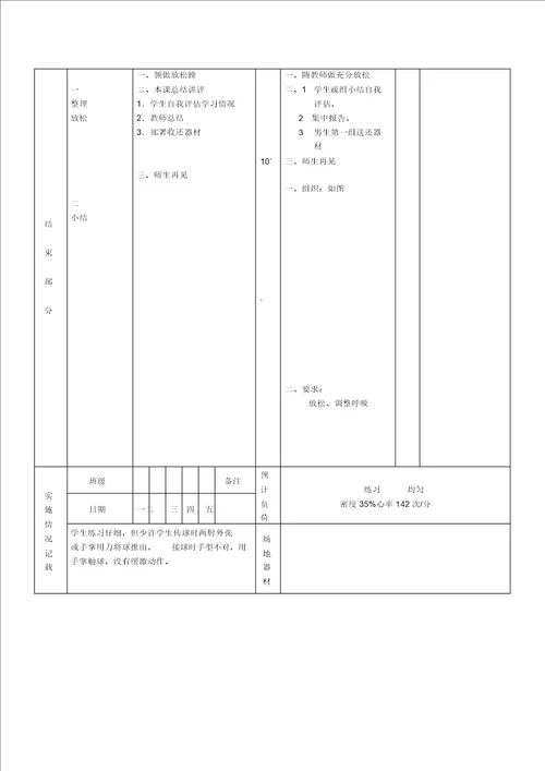 篮球基本功训练教案