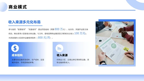 蓝色简约风创新创业大赛