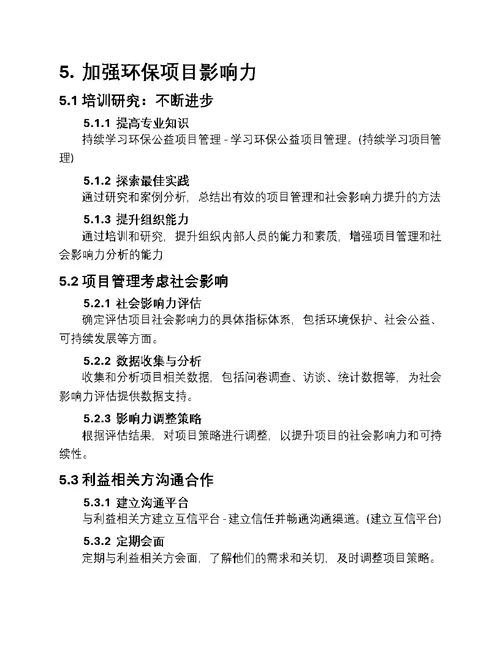 环保影响力：公益的力量