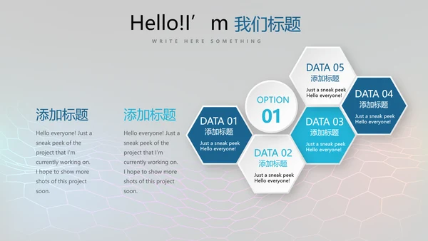 公安科技网络信息软件科技商务动态PPT
