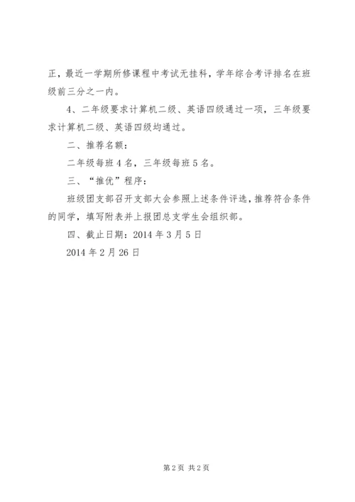 某某作为党的发展对象的推优材料.docx